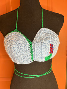 Multicolored Color Block Bralette