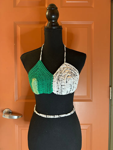 Multicolored Color Block Bralette