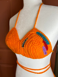 Multicolored Color Block Bralette