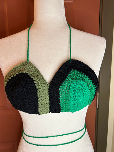 Multicolored Color Block Bralette