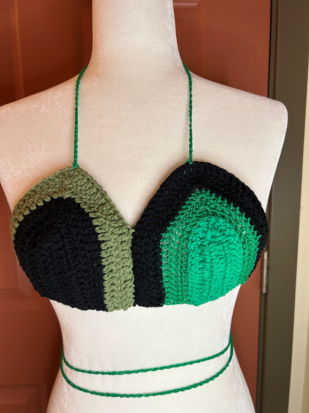 Multicolored Color Block Bralette