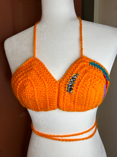 Multicolored Color Block Bralette