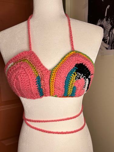 Multicolored Color Block Bralette