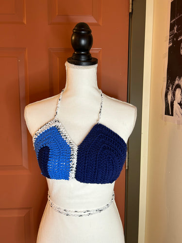 Multicolored Color Block Bralette