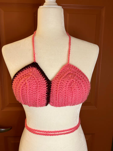 Multicolored Color Block Bralette
