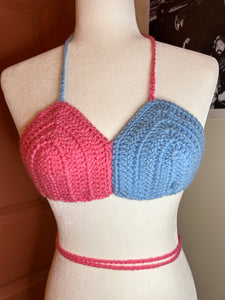 Multicolored Color Block Bralette