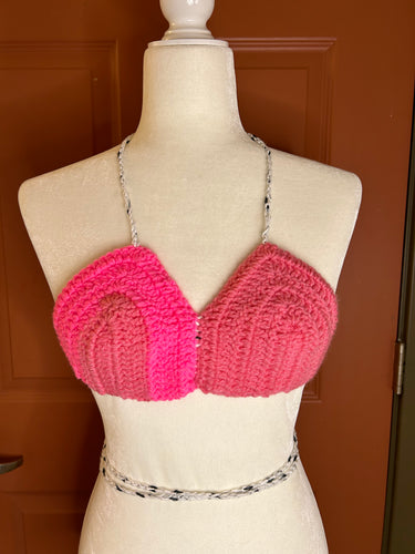 Multicolored Color Block Bralette