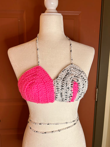 Multicolored Color Block Bralette