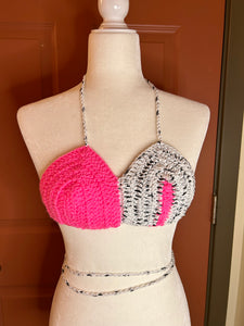 Multicolored Color Block Bralette