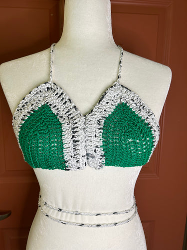Multicolored Color Block Bralette