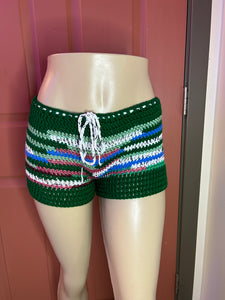 Color Block Handmade Shorts