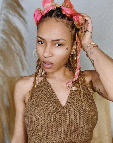 Brown Handmade Bralette