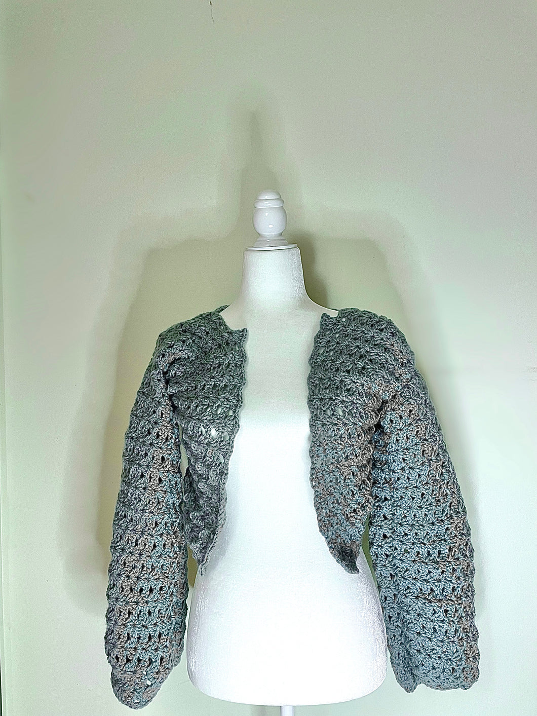 Grey Handmade Cardigan