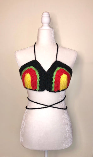Rasta Handmade Bralette