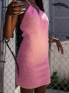 Light Handmade Pink Bikini Dress