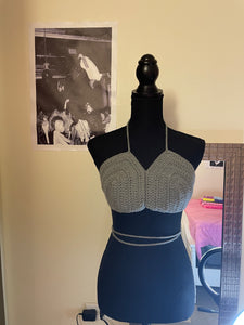Grey Handmade Bralette